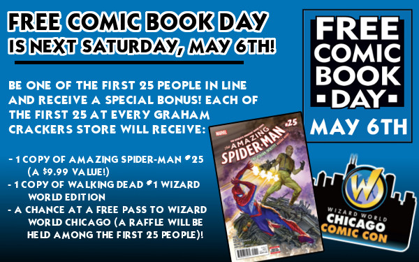 FREE COMIC BOOK DAY 2017 @ Graham Crackers Comics