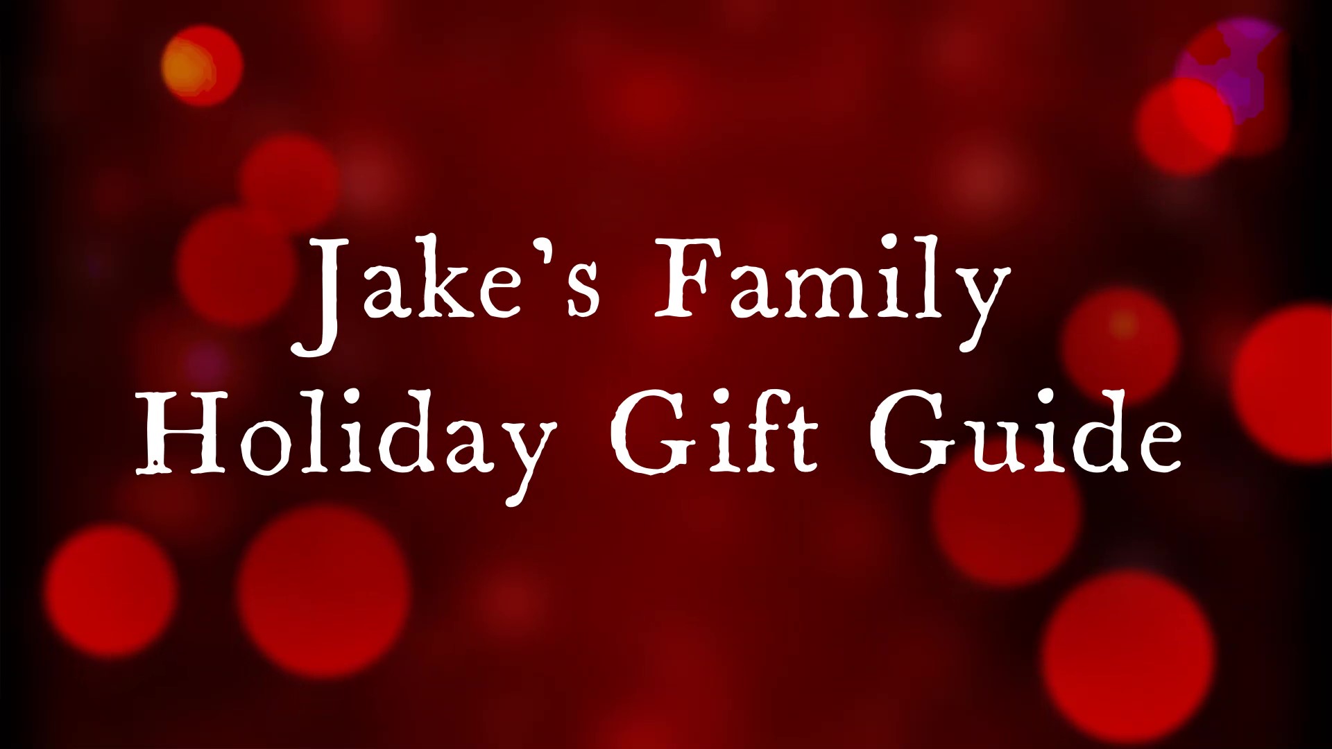 Jake’s guide to helping your family buy you comics for the holidays!